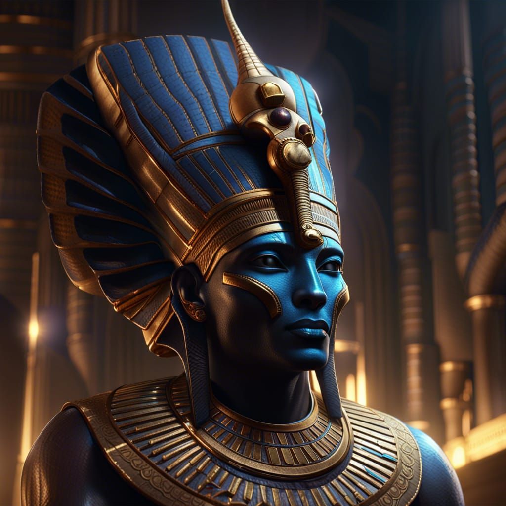 Osiris Welcoming: Dark Fantasy Concept Art