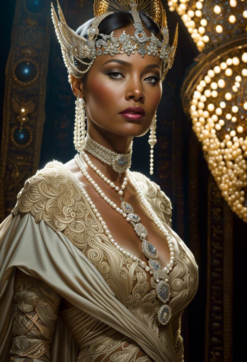 Mountain Goddess Portrait with Fairytale Gown