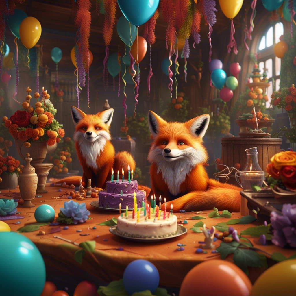 fox birthday party