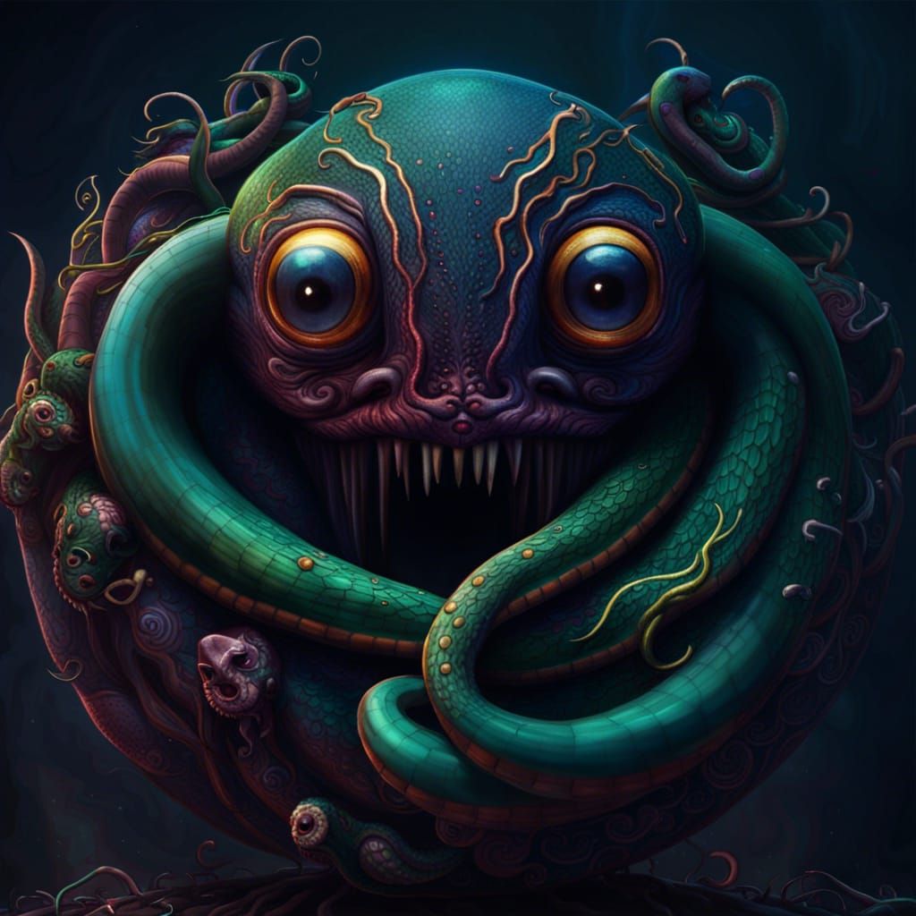 Martian Creature Concept Art in 8K Resolution