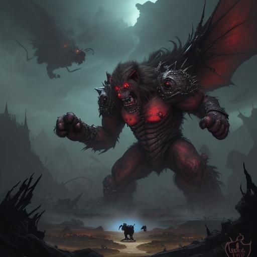 Demonic King and Kong Battle in Crystal Apocalypse