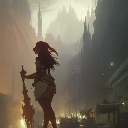 Isekai Dark Fantasy Concept Art in 8K