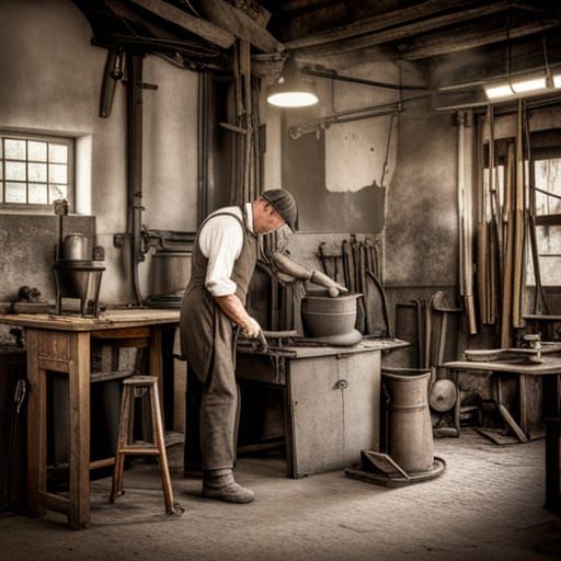 Vintage Smithy Photograph