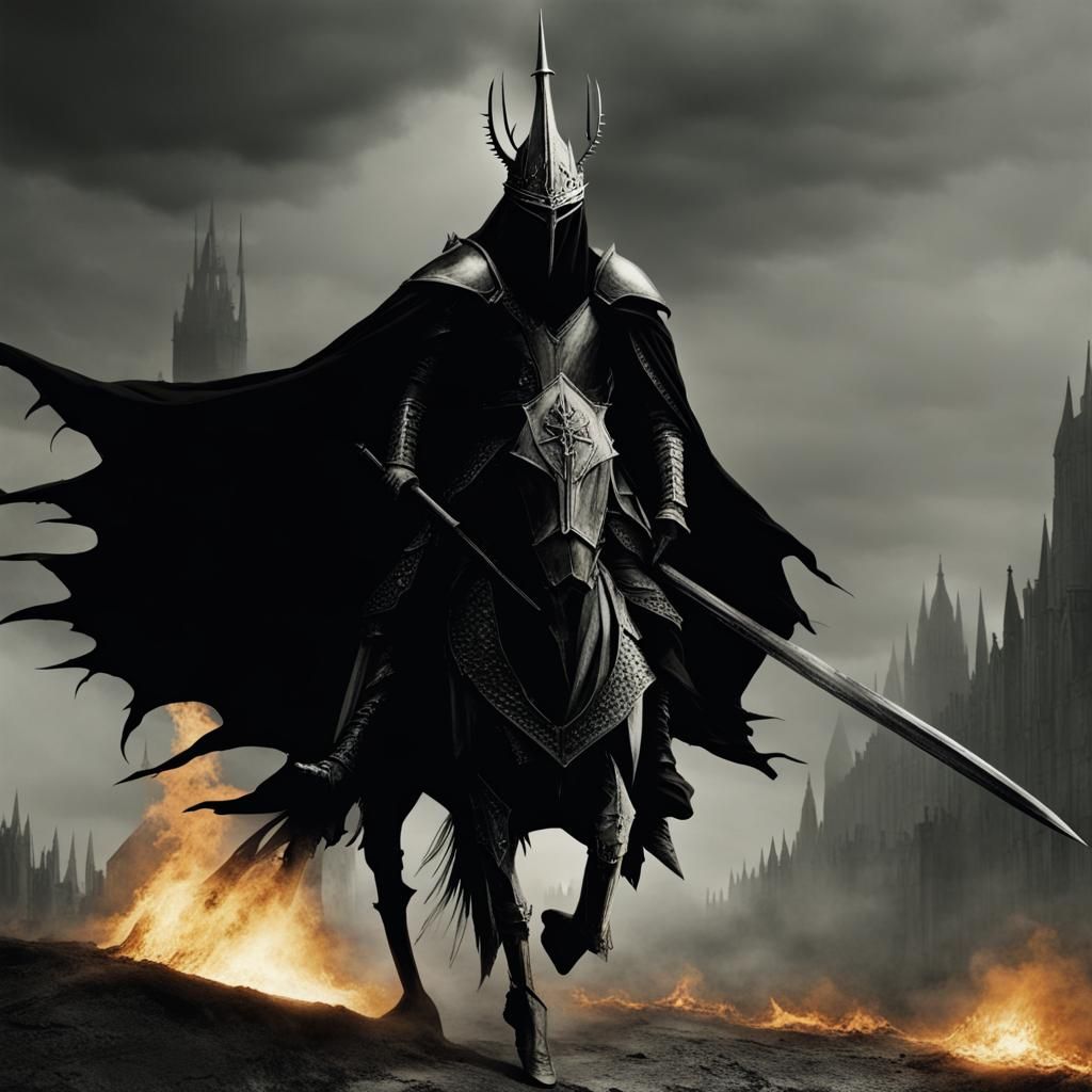 The Witch King of Angmar: A Dark Fantasy Portrait