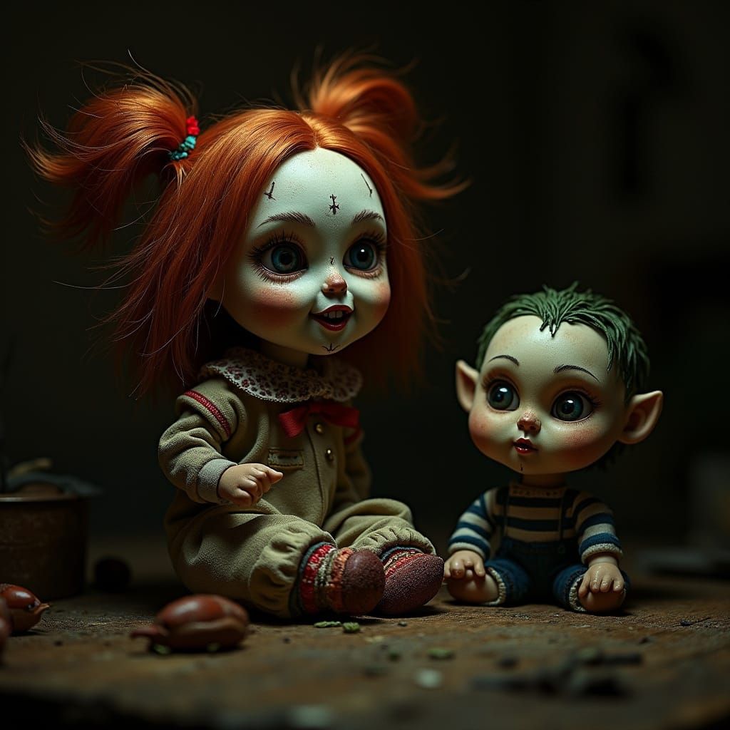 Creepy Crawling FNAF-Inspired Doll