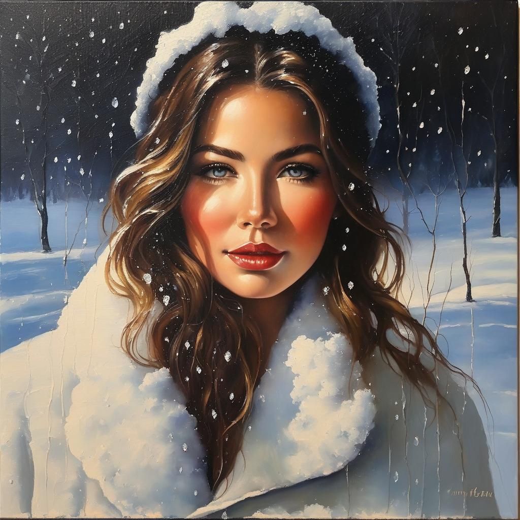 Soulful Wet-on-Wet Oil Painting