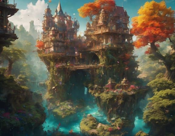 Scenic Landscape Image Generated by AI