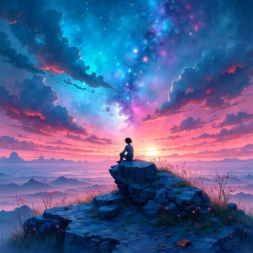 Lonely Soul Finds Cosmic Comfort in a Falling Star