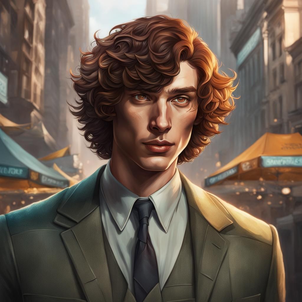 Finn Wolfhard as Jimmy Olsen: Hyperdetailed Portrait