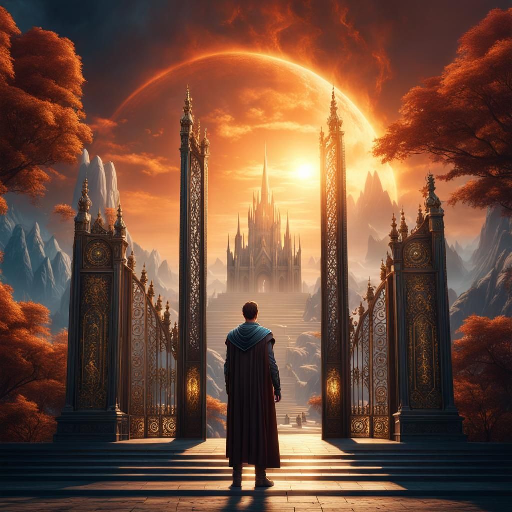 Heaven's Gates: Detailed Fantasy Concept Art