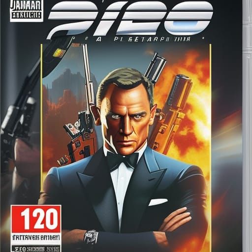 James Bond 007 Sega Game Cover Art