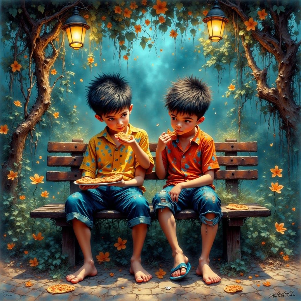 "Can I have another slice of pizza, please?"