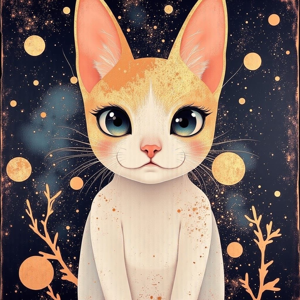 Glowing Alien Goddess in Shifting Quantum Blush