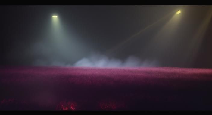 Actress on Greenscreen Set in Modern Film Studio