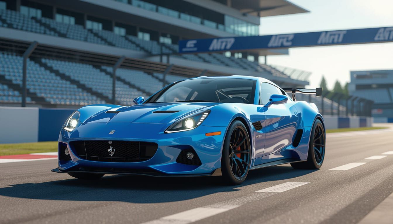 Retro-Modern GT Sports Car Inspired by 1960s Design