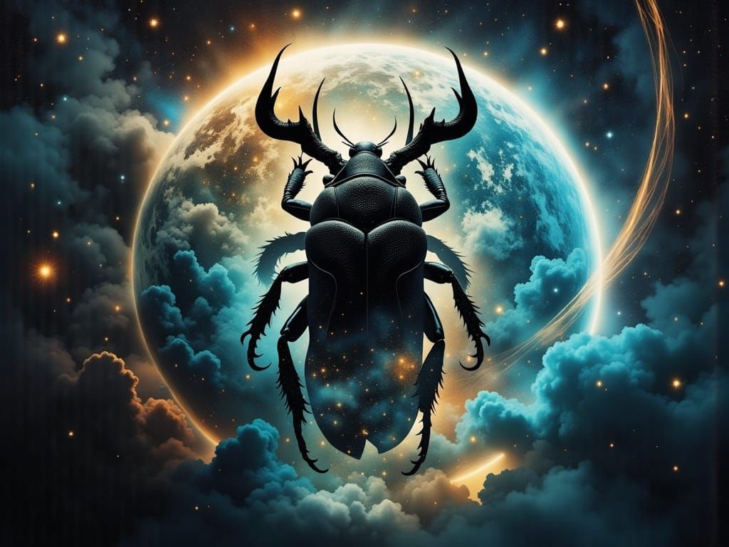 Cosmic Xenomorph Emerges from Holographic Gas Planet