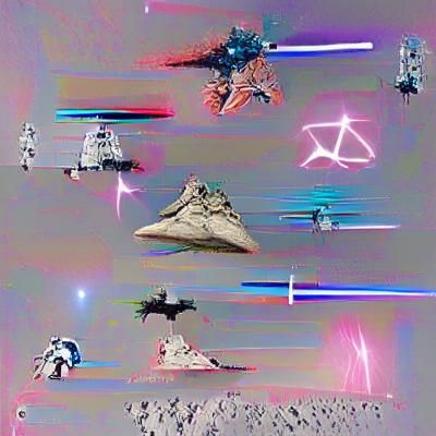 Star Wars Logo on Black Background