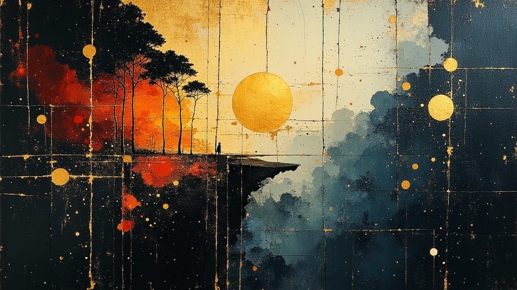 Distant Star Light & Cosmic Wonder in Pavel Tchelitchew Styl...