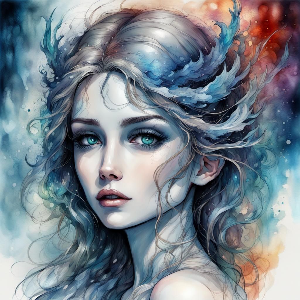 Portrait (Glen Keane, Bella Kotak, Luis Royo)