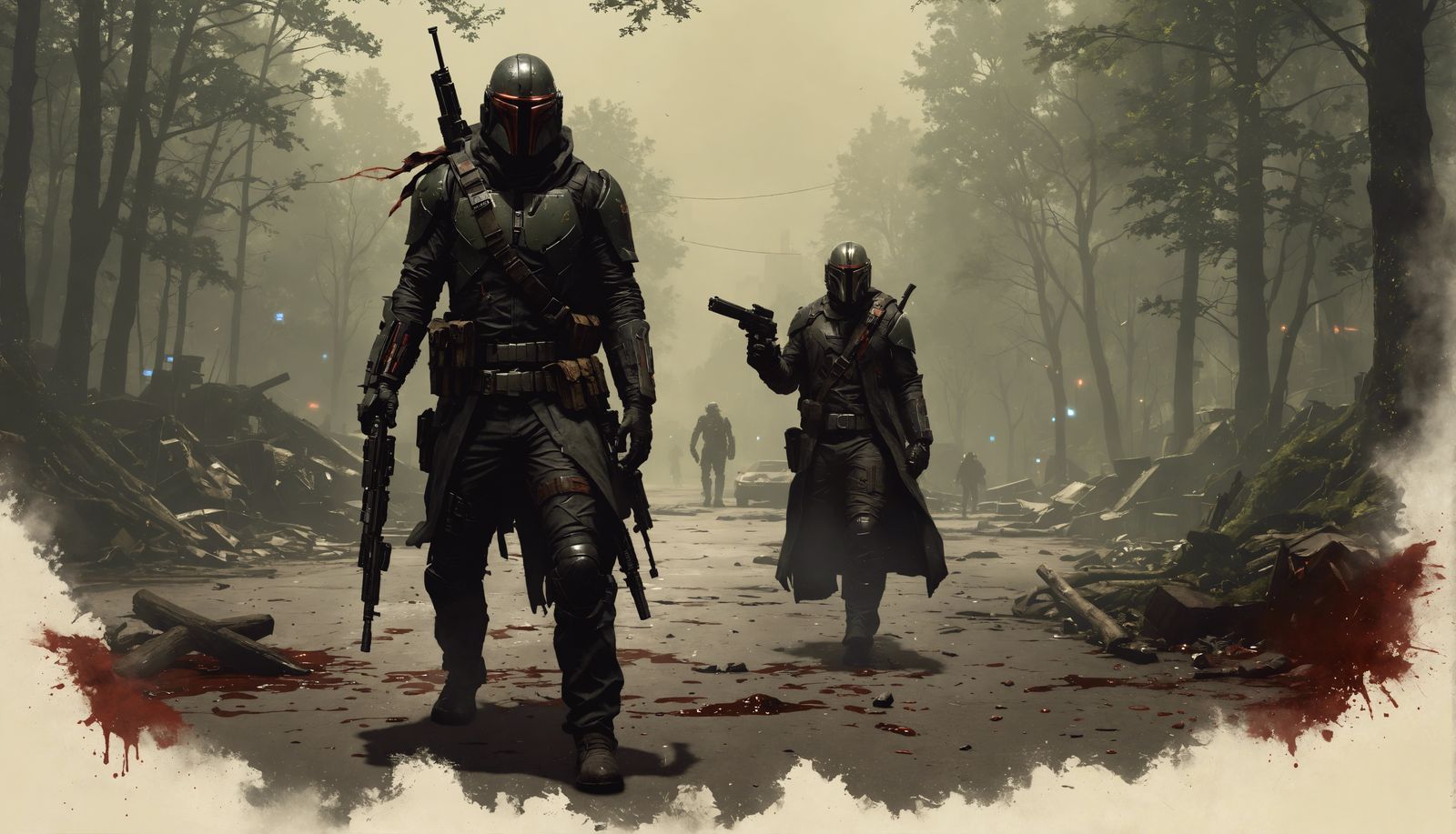 Macabre Bounty Hunter in Dark City