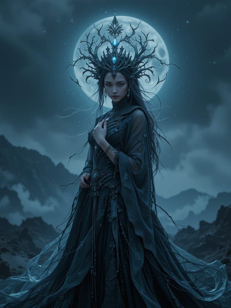 Queen of the Night in 8K HDR DSLR Photography