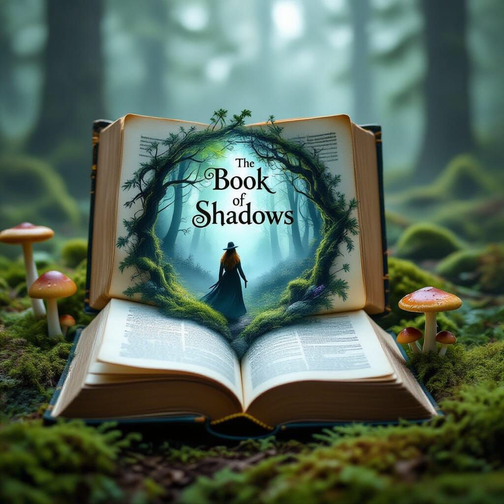 Living Book of Shadows in Enchanted Forest