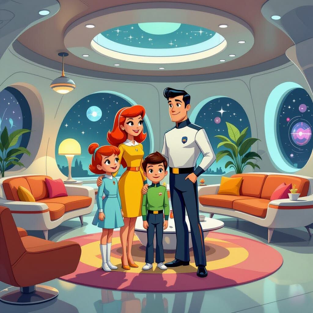 The Jetsons: A Retro-Futuristic Family Portrait