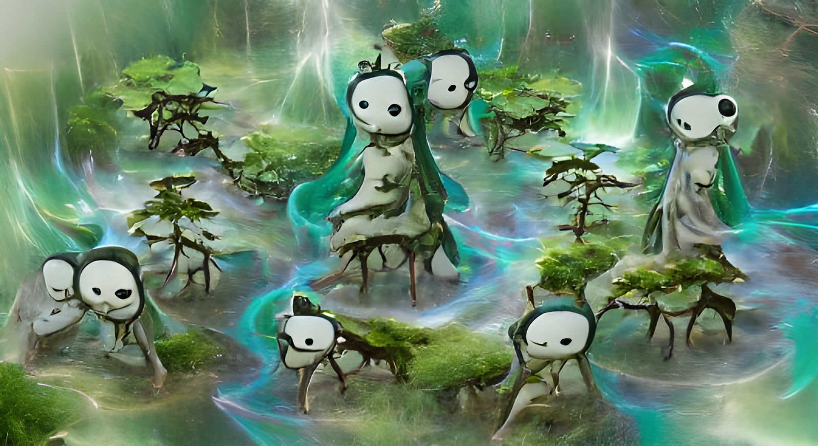 Enchanted Kodama Spirit Forest