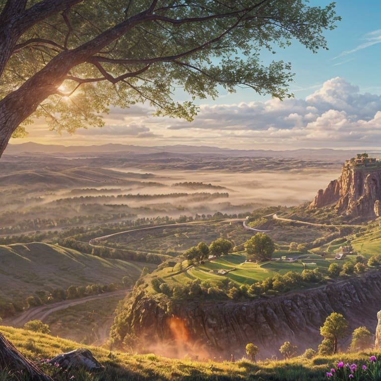 Fantasy Map of Illia, Valdonia and Rii