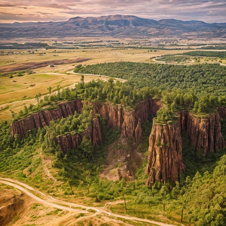 Fantasy World Map with Sister Cities