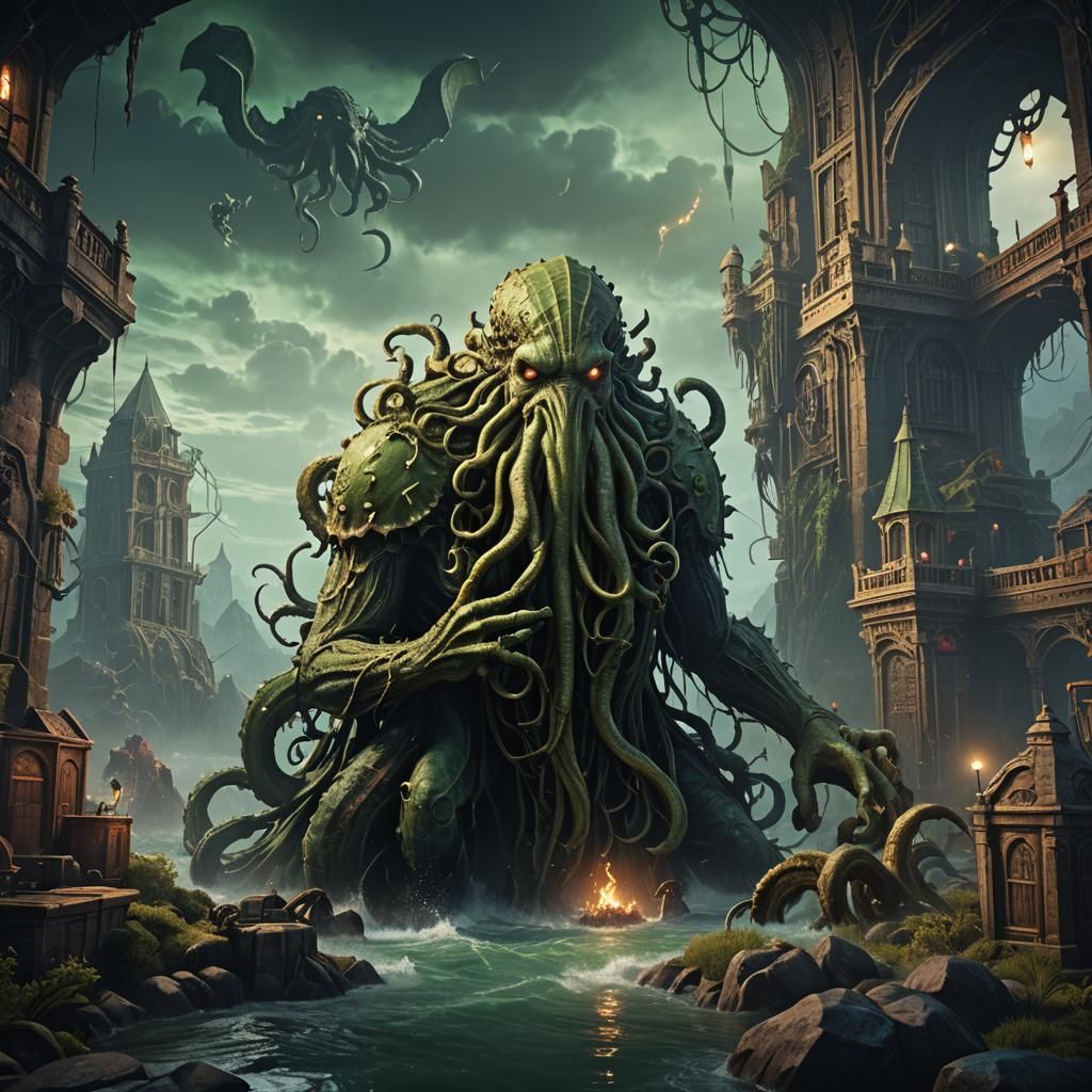 Call of Cthulhu: Detailed Matte Painting