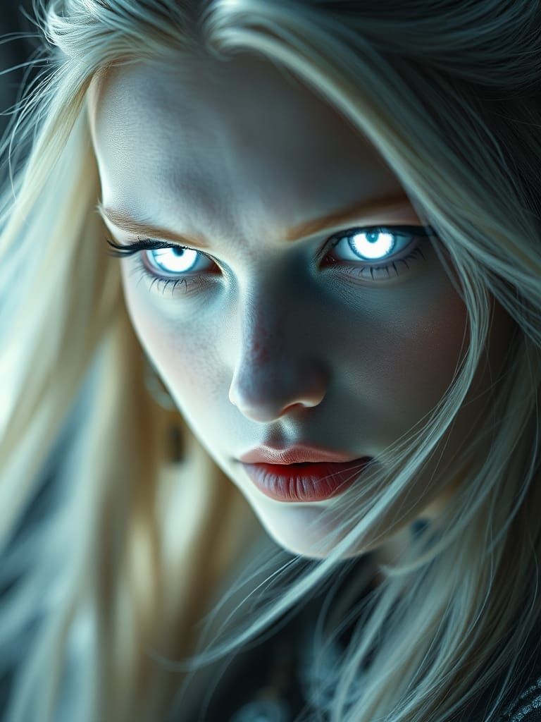 Enigmatic Elven Light Mage of Pure Rage