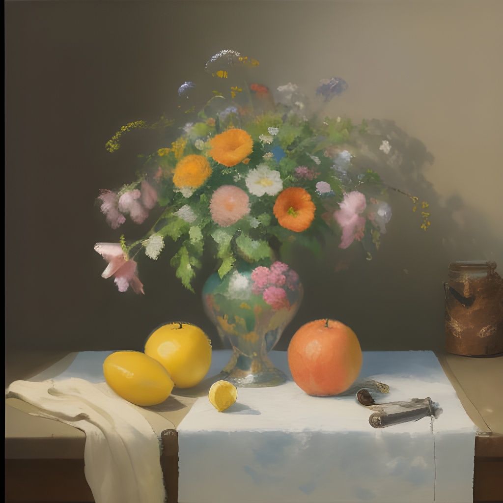 Impressionist Still Life Painting