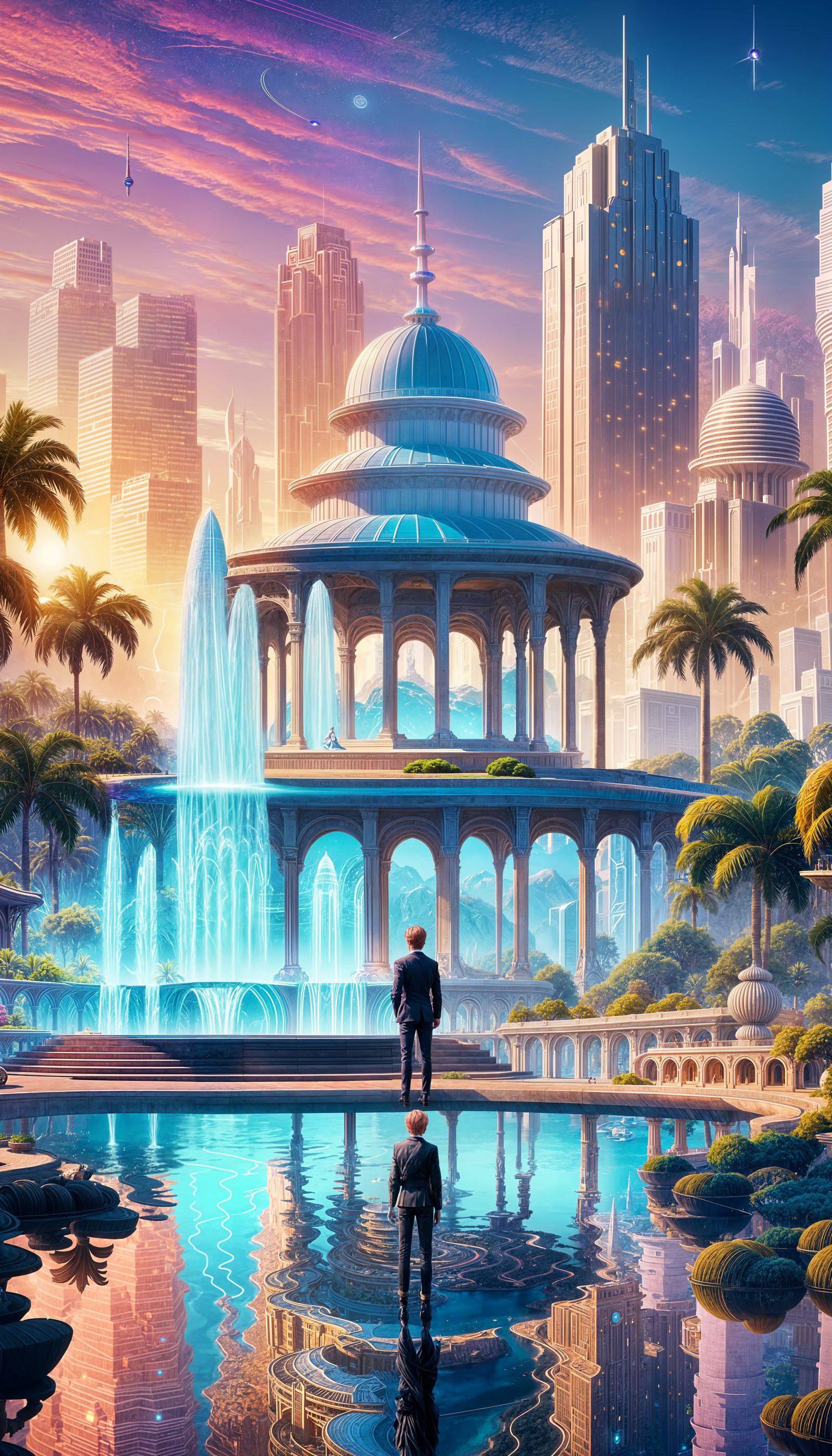 Utopian Metaverse World of Luxury and Innovation