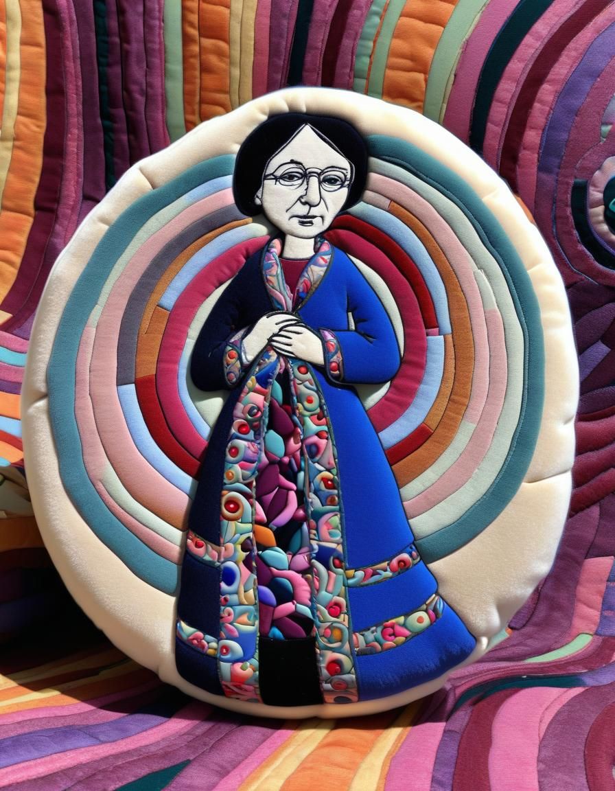 Abstract 3D Spiral in Contemporary Acrylic Style