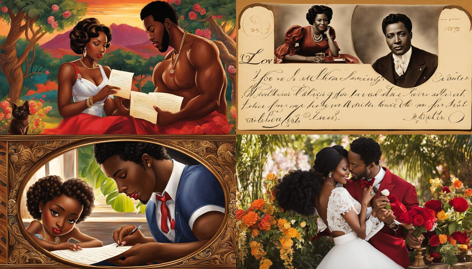 AI Art: African American Love Letters