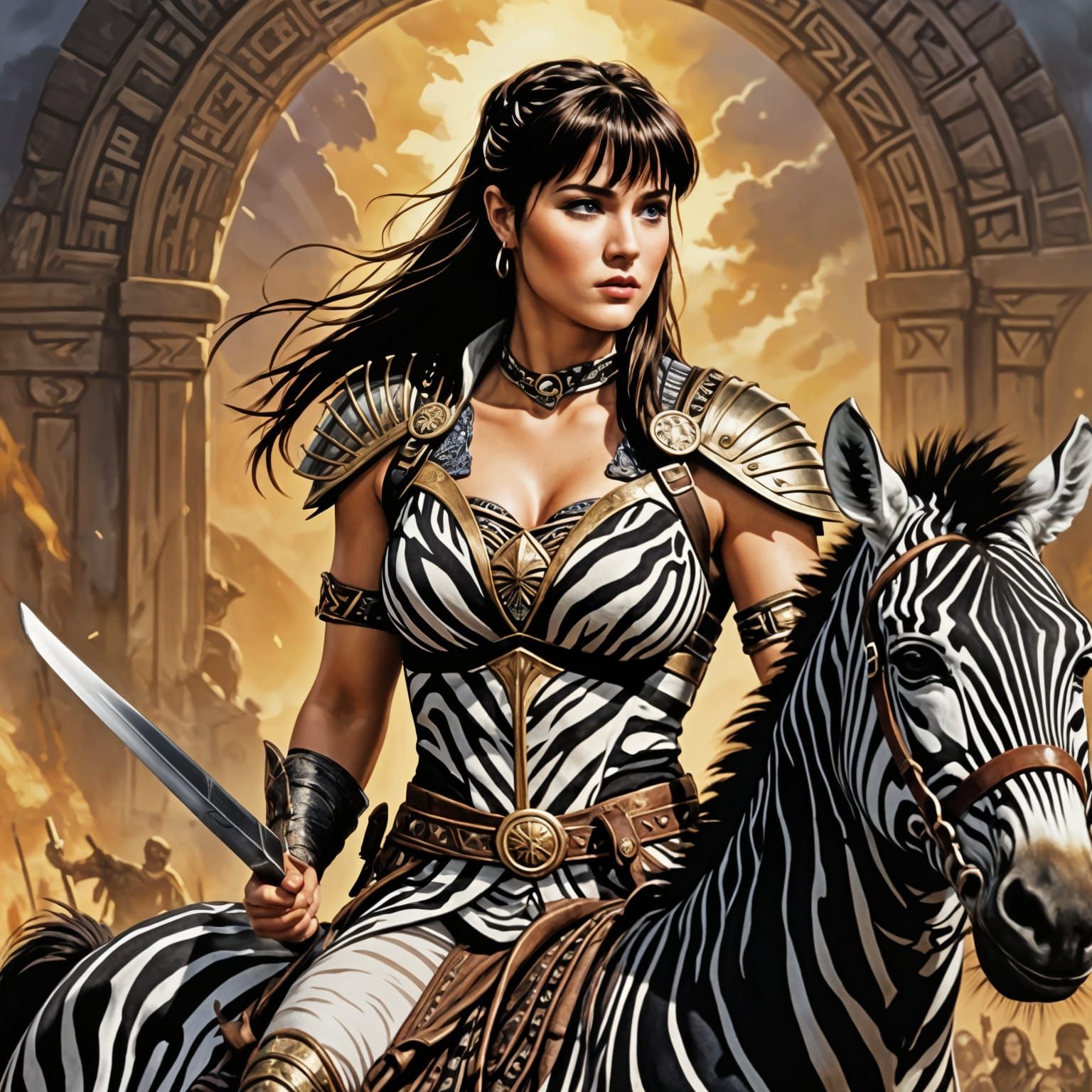 Victorious: Xena: zebra