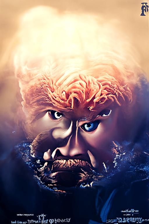 The Thing and The King Mashup Poster