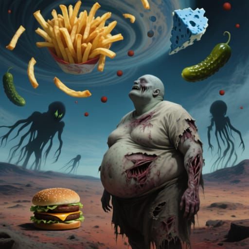 Hamburger Planet: Gothic Horror Surrealism