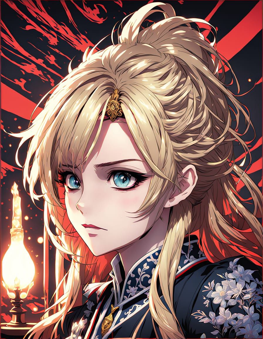 Temptation's Edge: A Japanese Manga-Inspired Masterpiece