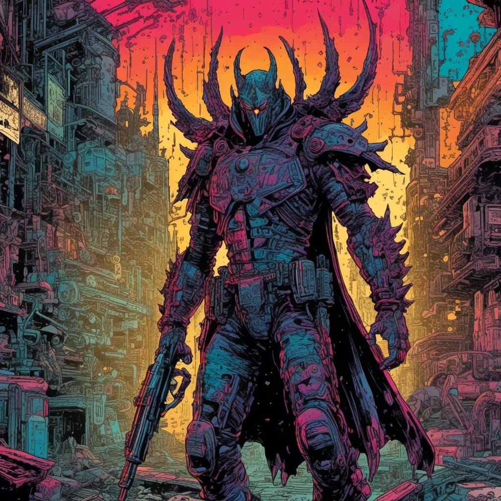 Steppenwolf DC Villain in Vibrant Colors