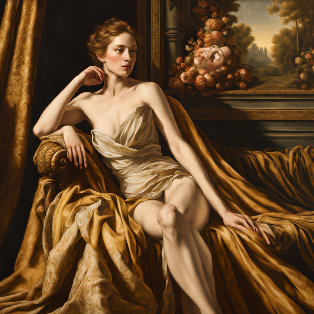 Classical Nude in Warm Golden Light