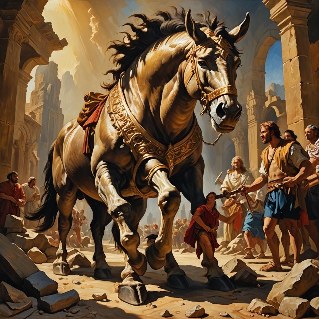 Samson's Jawbone: Baroque Illustration in Caravaggisti Style