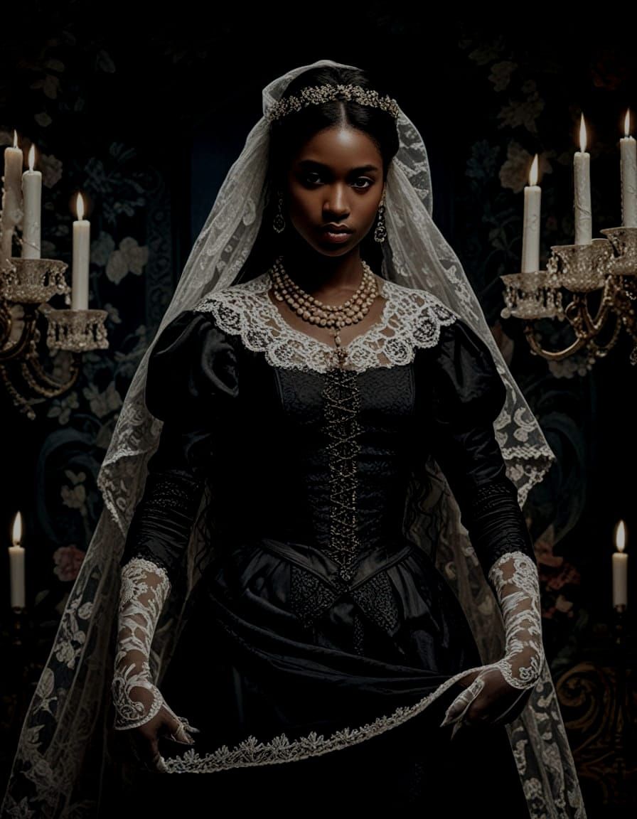 Cyberpunk Soldier with Firelit Eyes