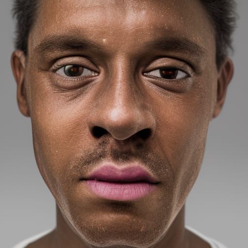 Professional Color Portrait in Studio Lighting