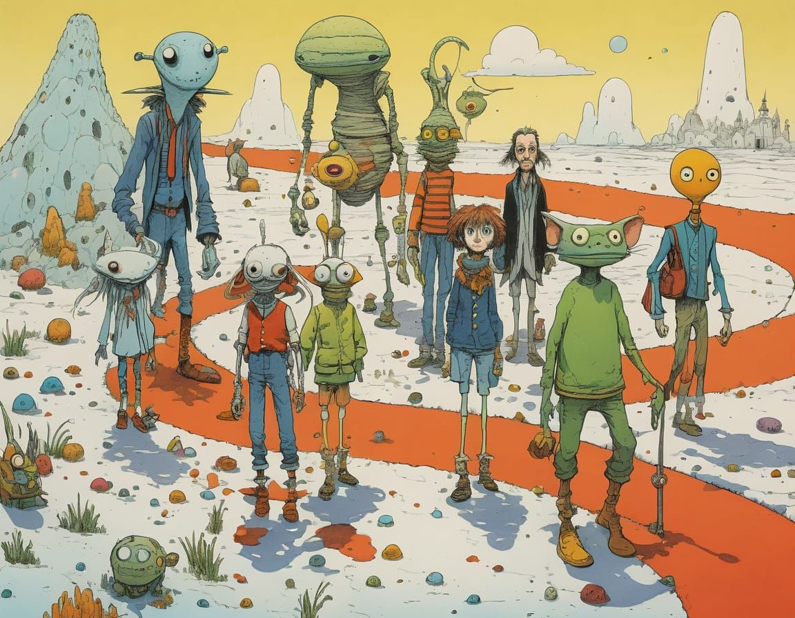 Weird Wacky Wonderful Characters