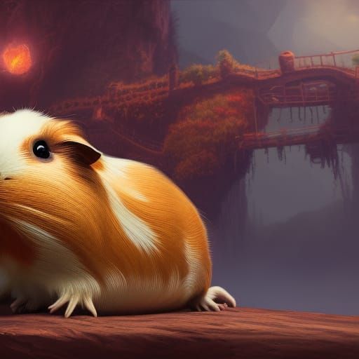 Fantastical Guinea Pig Concept Art