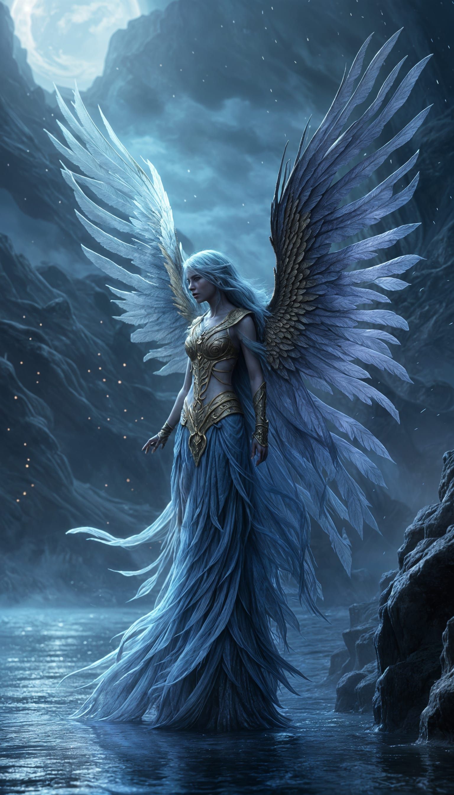 Dramatic 3D Illustration of Mythical Creature