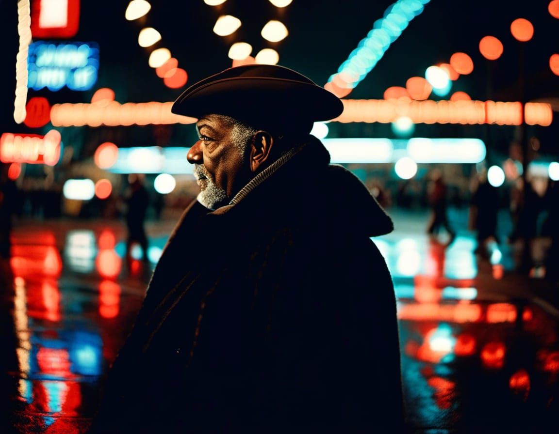 City Street Photography in Sepia Tone