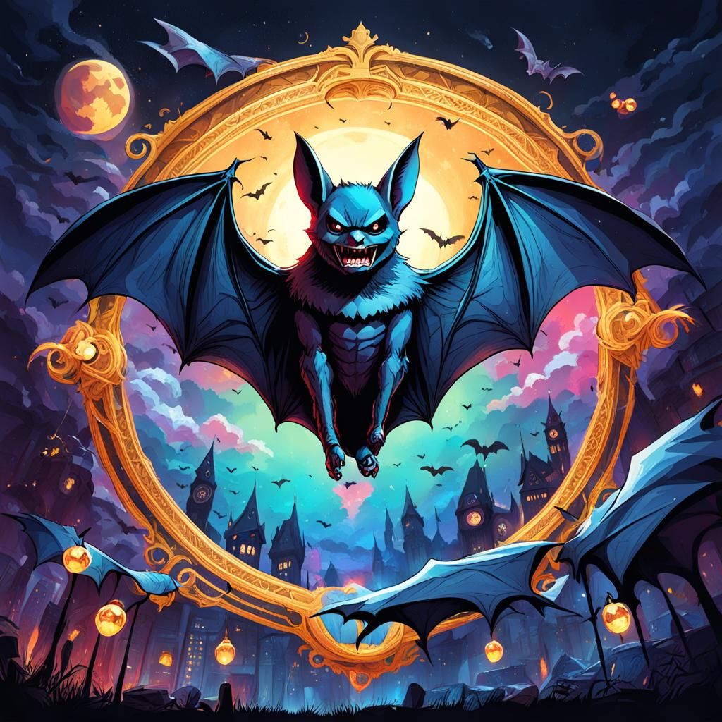 AI Generated Image of a Bat